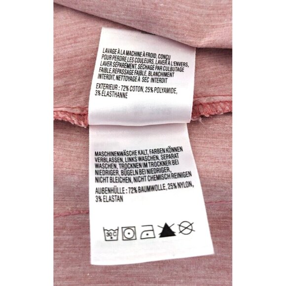 Columbia Women Shirt Top Pink Button Up Sleeveless Fading Desing Stretch Size XL - Picture 13 of 14